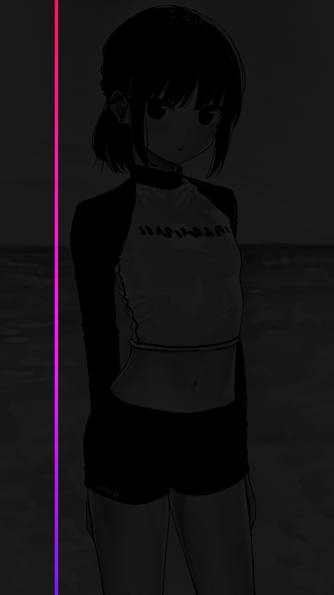 动漫｜单色｜动漫女孩