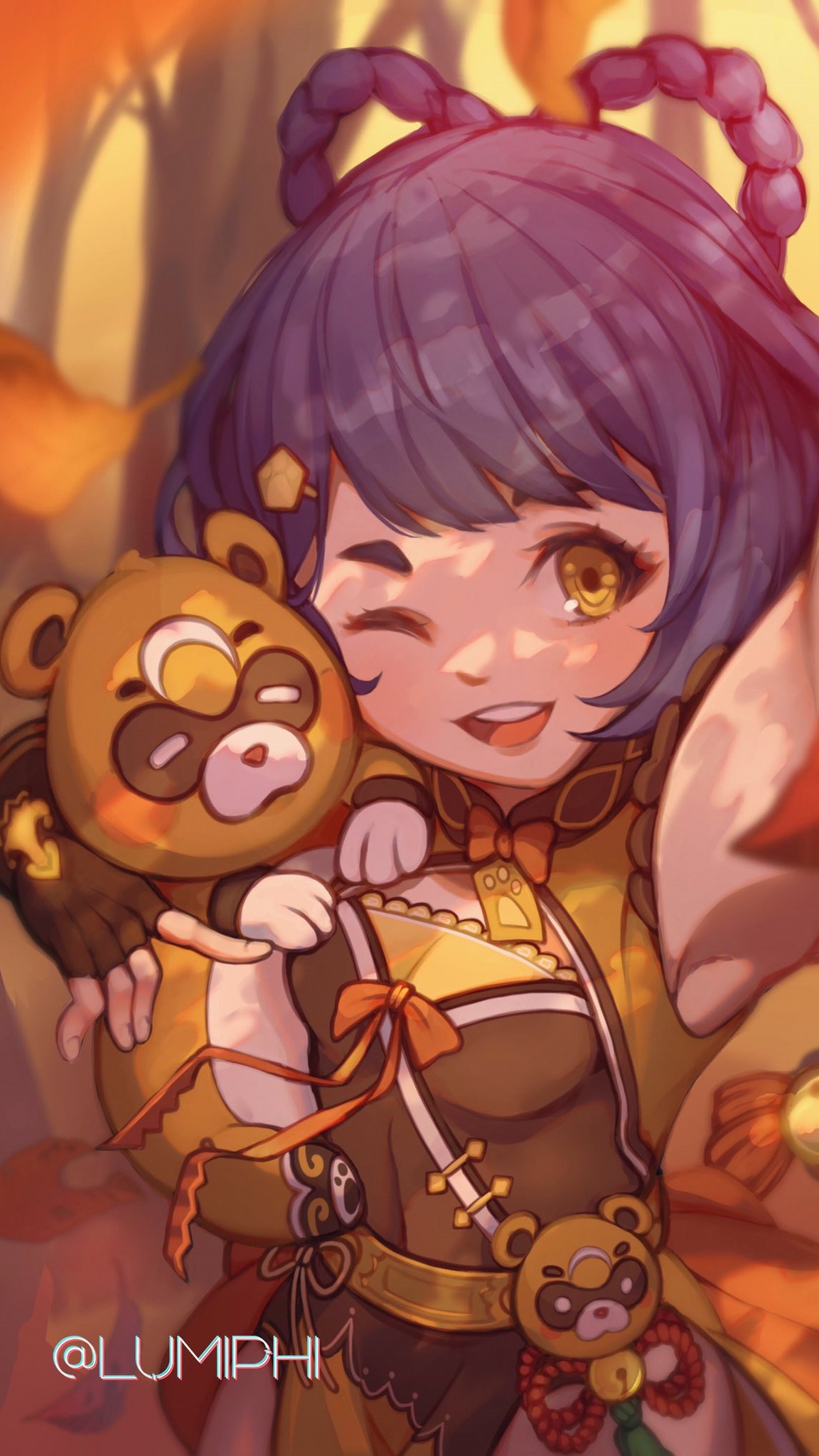 动漫女孩｜香菱原神冲击｜鲁米菲