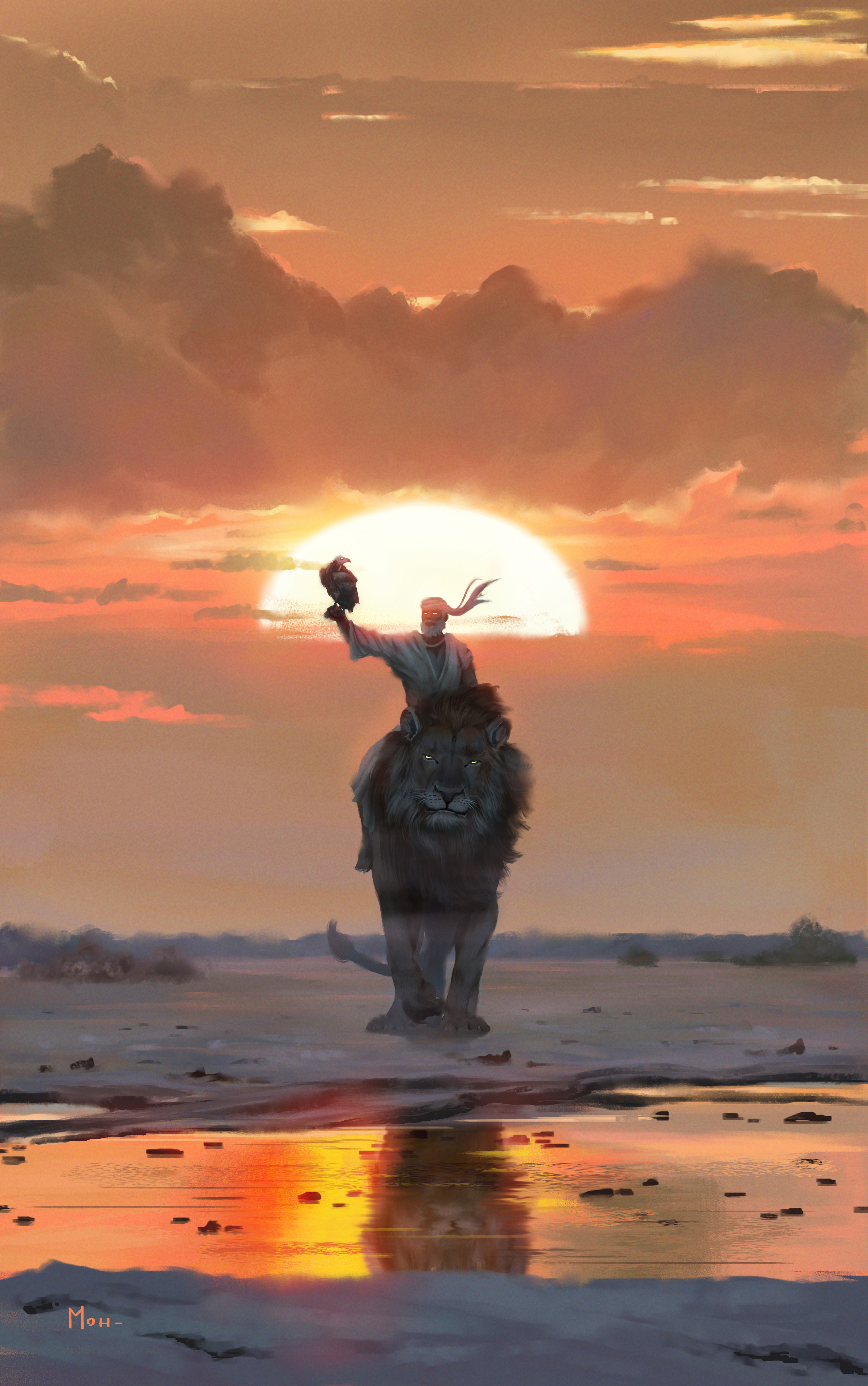 马·奥利维尔·亨利｜纵向显示｜数字绘画