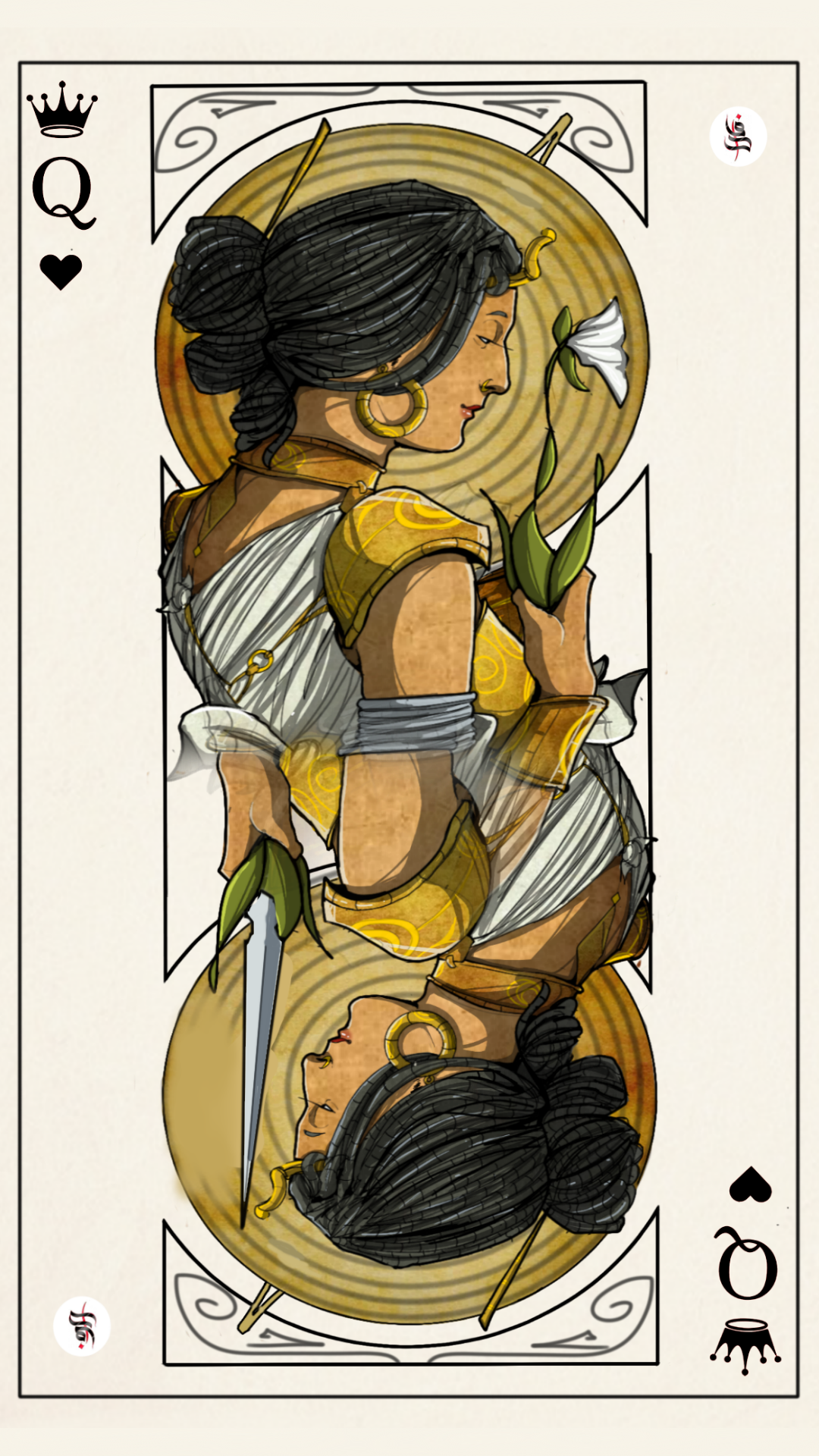 艺术品｜黑头发｜数字艺术