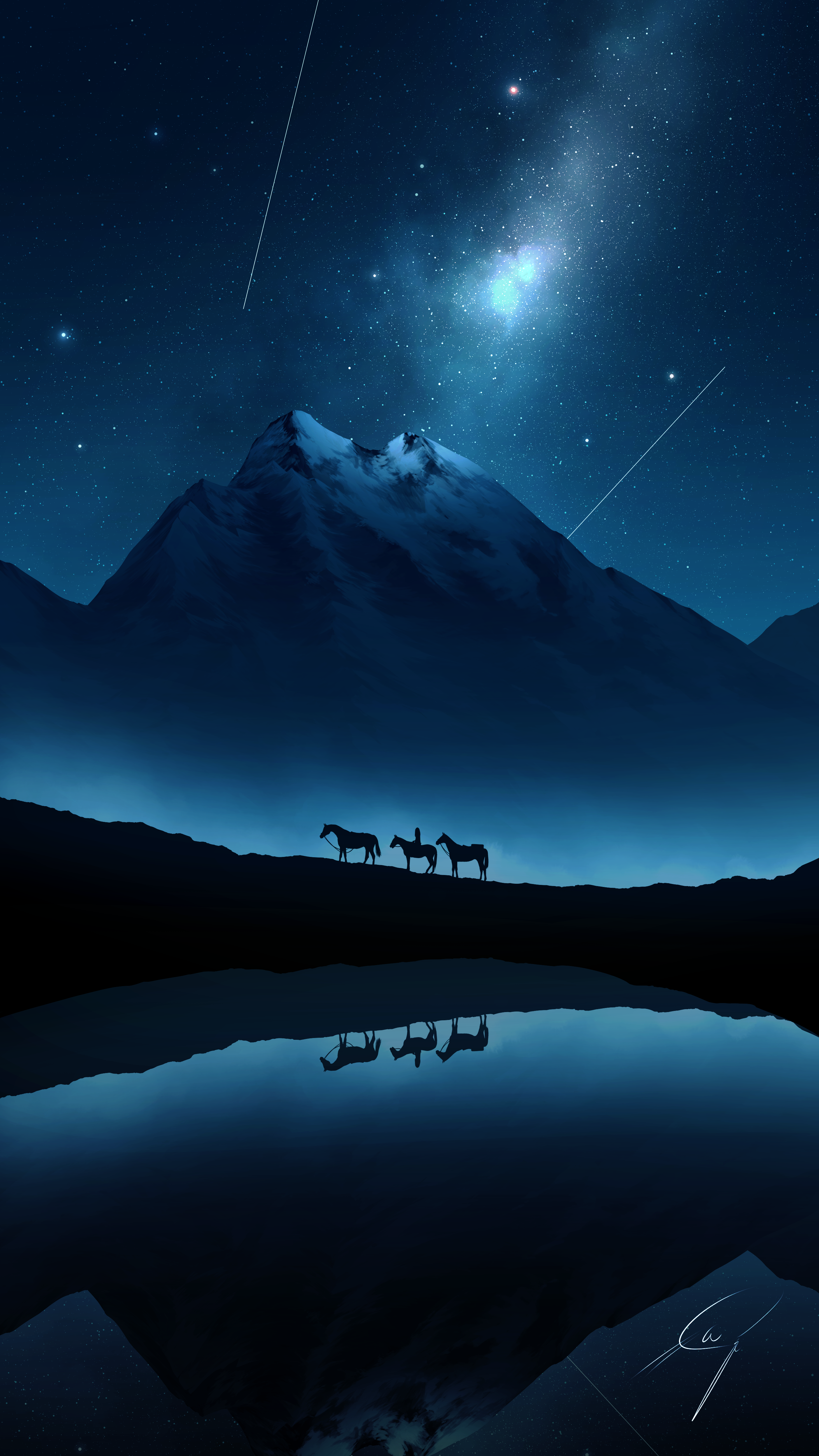 夜晚｜念五郎｜纵向显示
