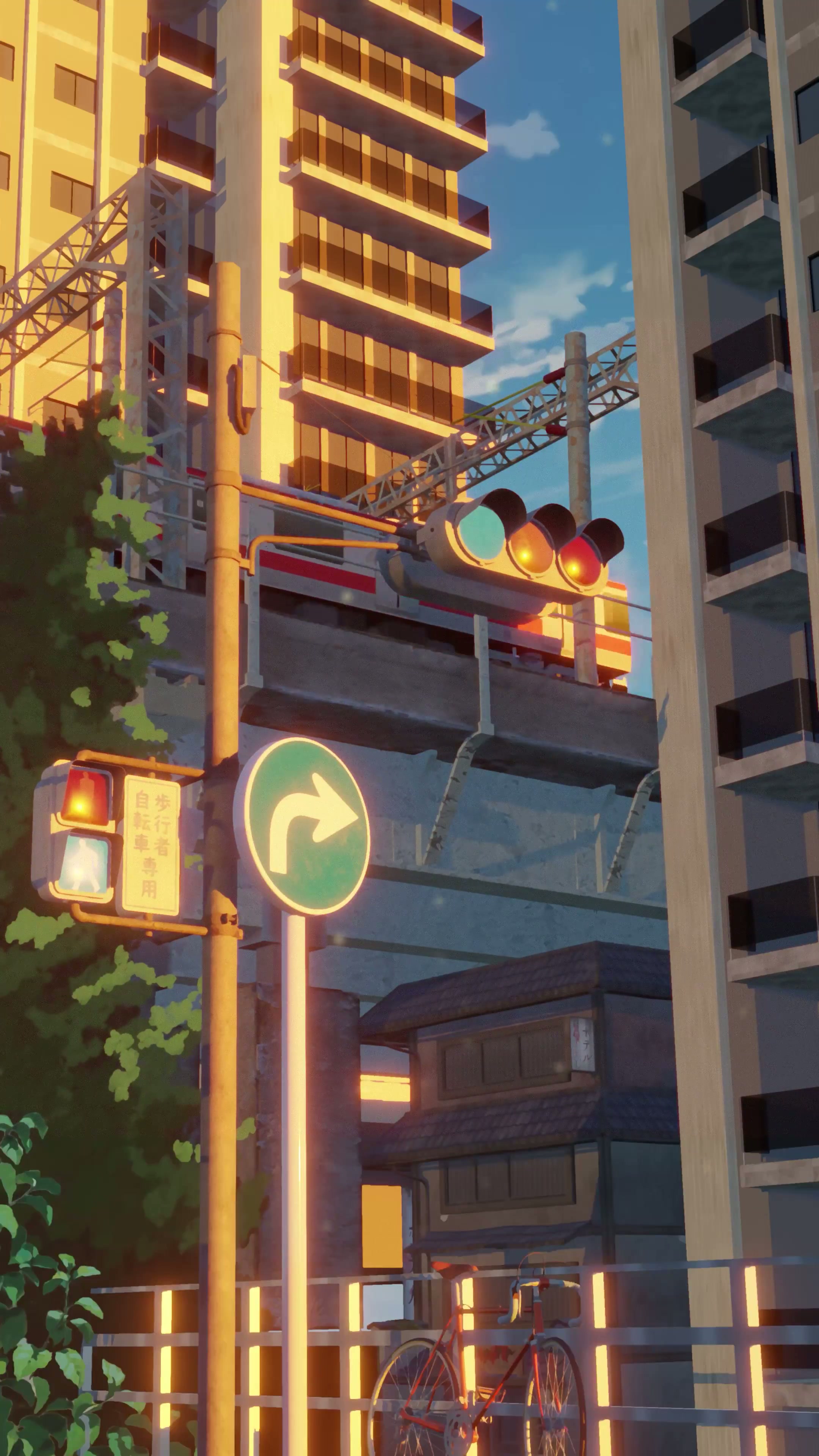 交通灯｜路标｜建筑