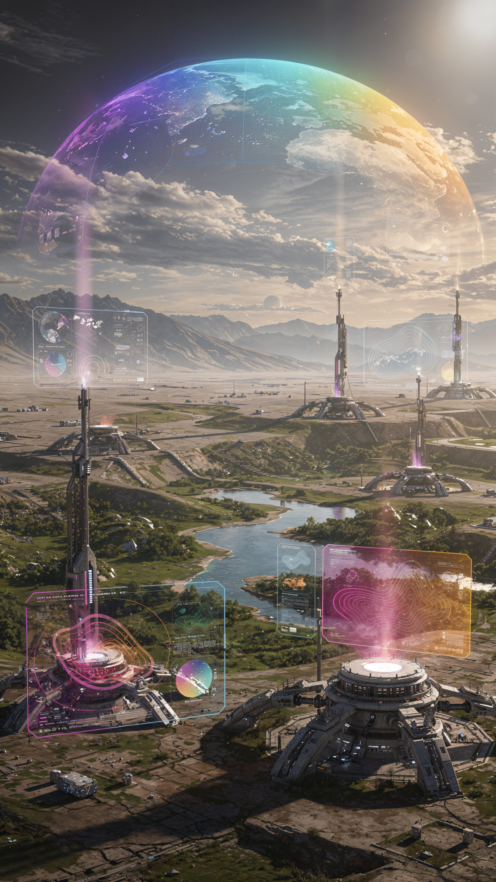 地形改造｜全息图｜太空殖民地