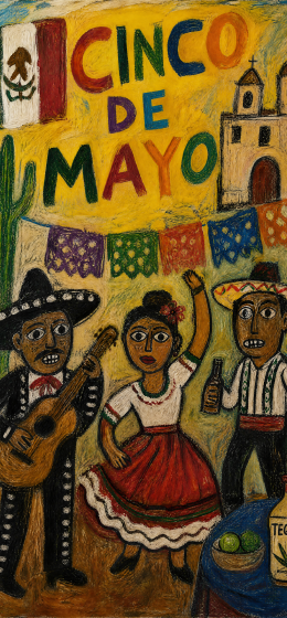 Cinco de Mayo iPhone 壁纸 / Viva Cinco de Mayo 壁纸 / Fiesta 手机壁纸