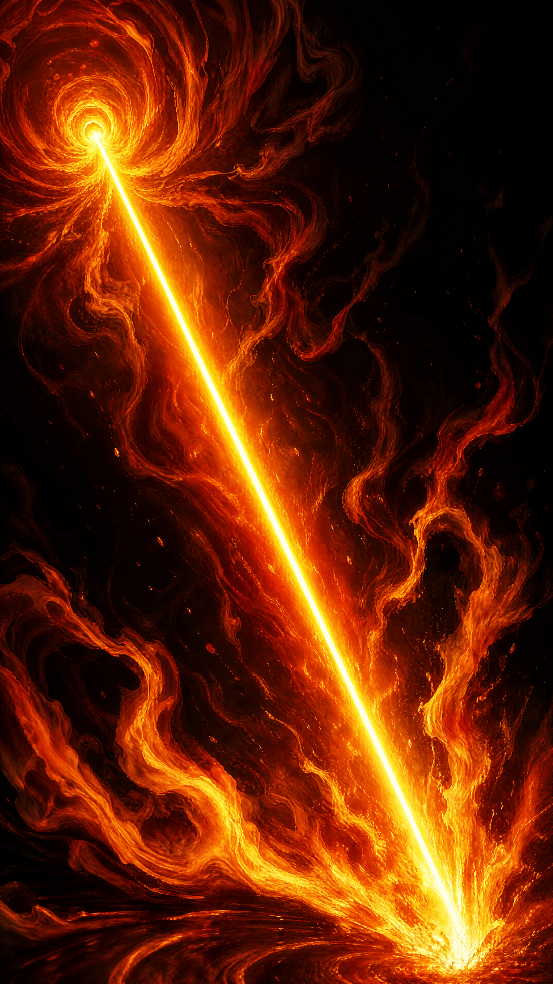 地狱光束 — iPhone 壁纸