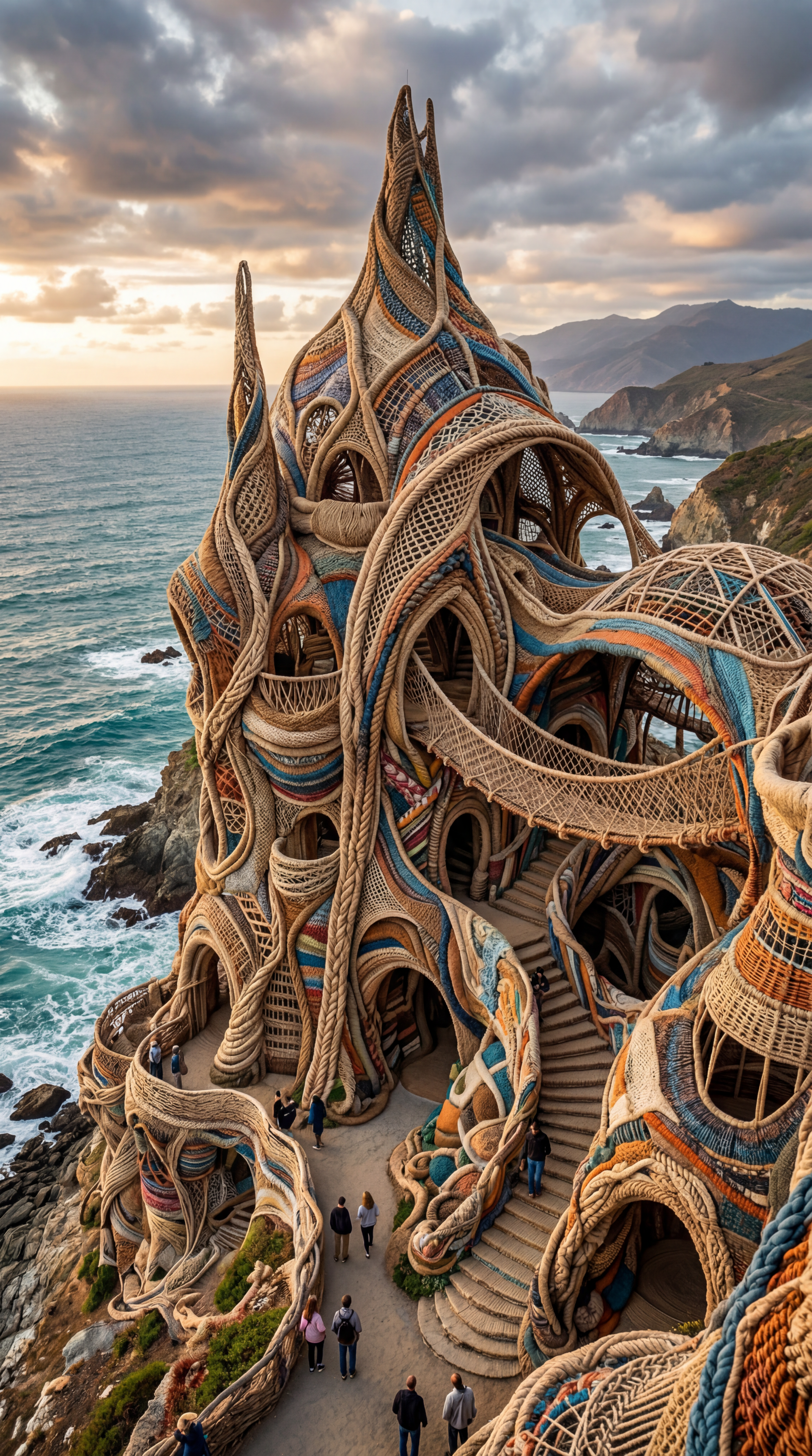 幻想城堡｜悬崖边的建筑｜建筑学