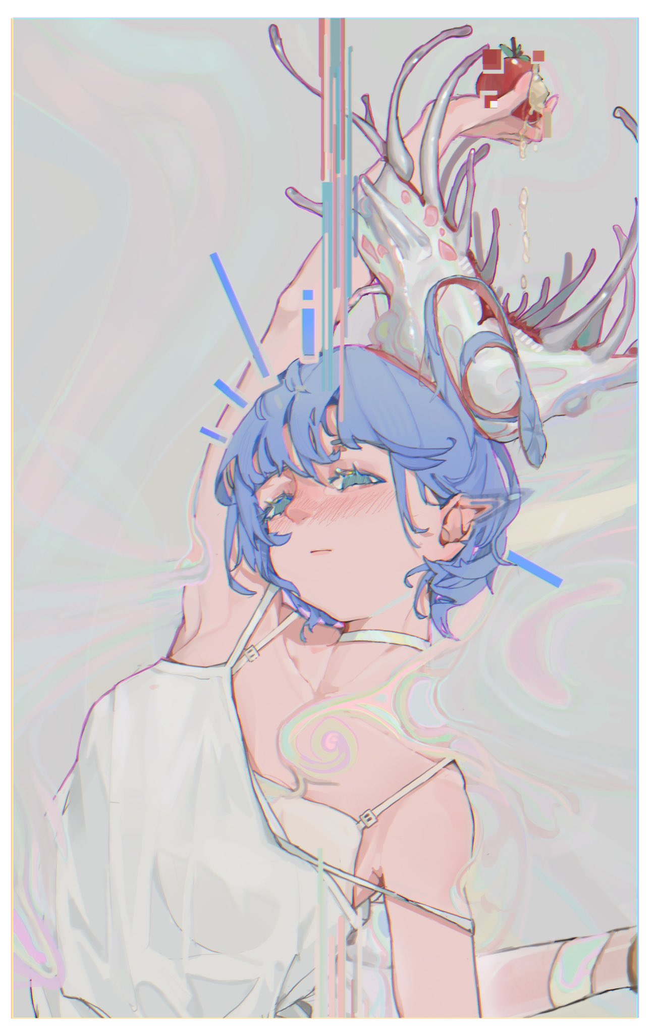 bluehair｜illustration｜kommiene