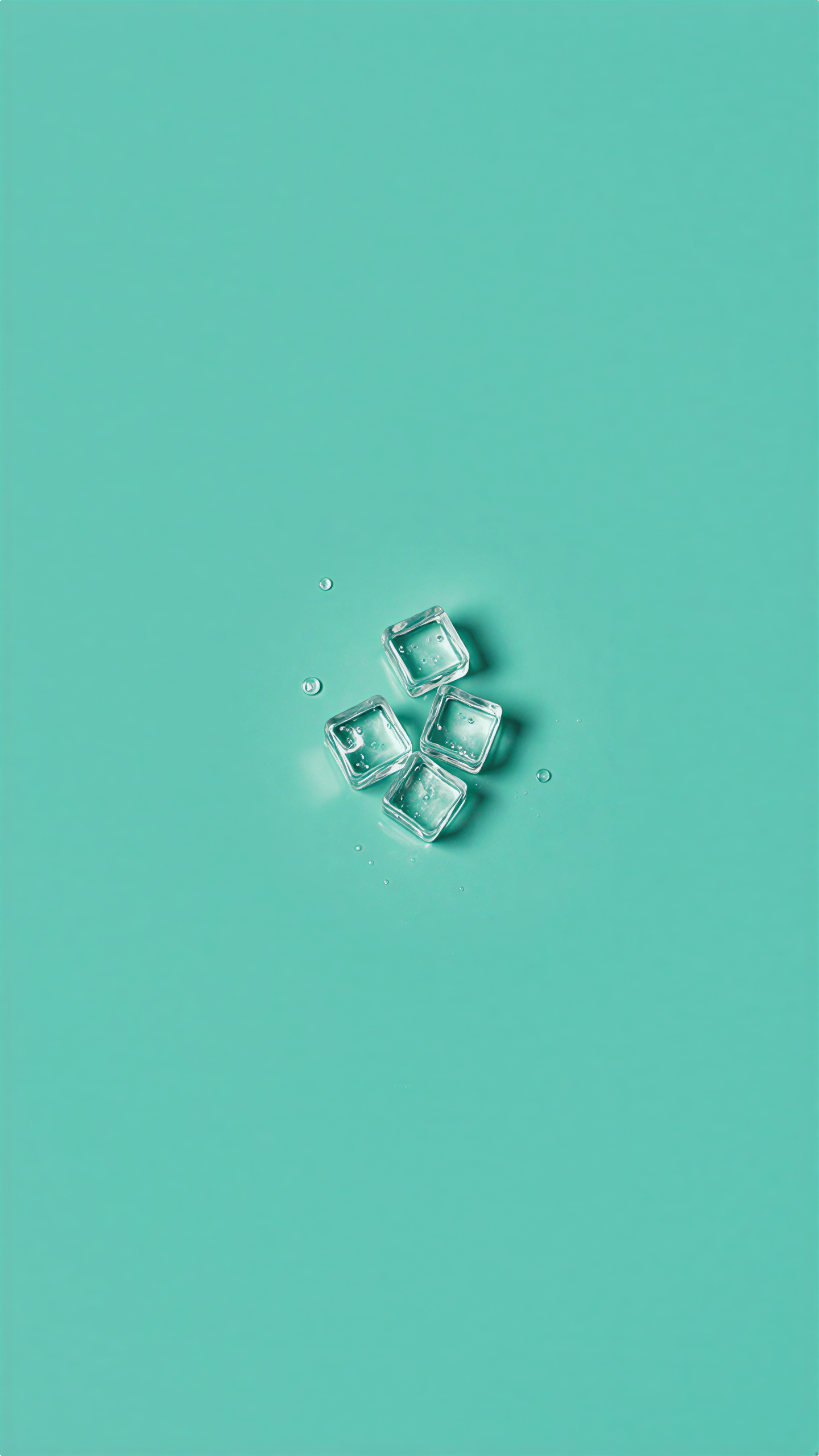 ice｜turquoise｜minimalism