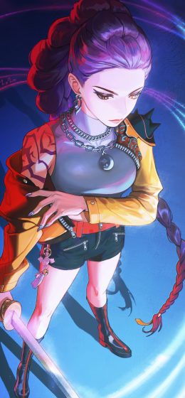 kpopdemonhunters｜yellowjacket｜purplehair