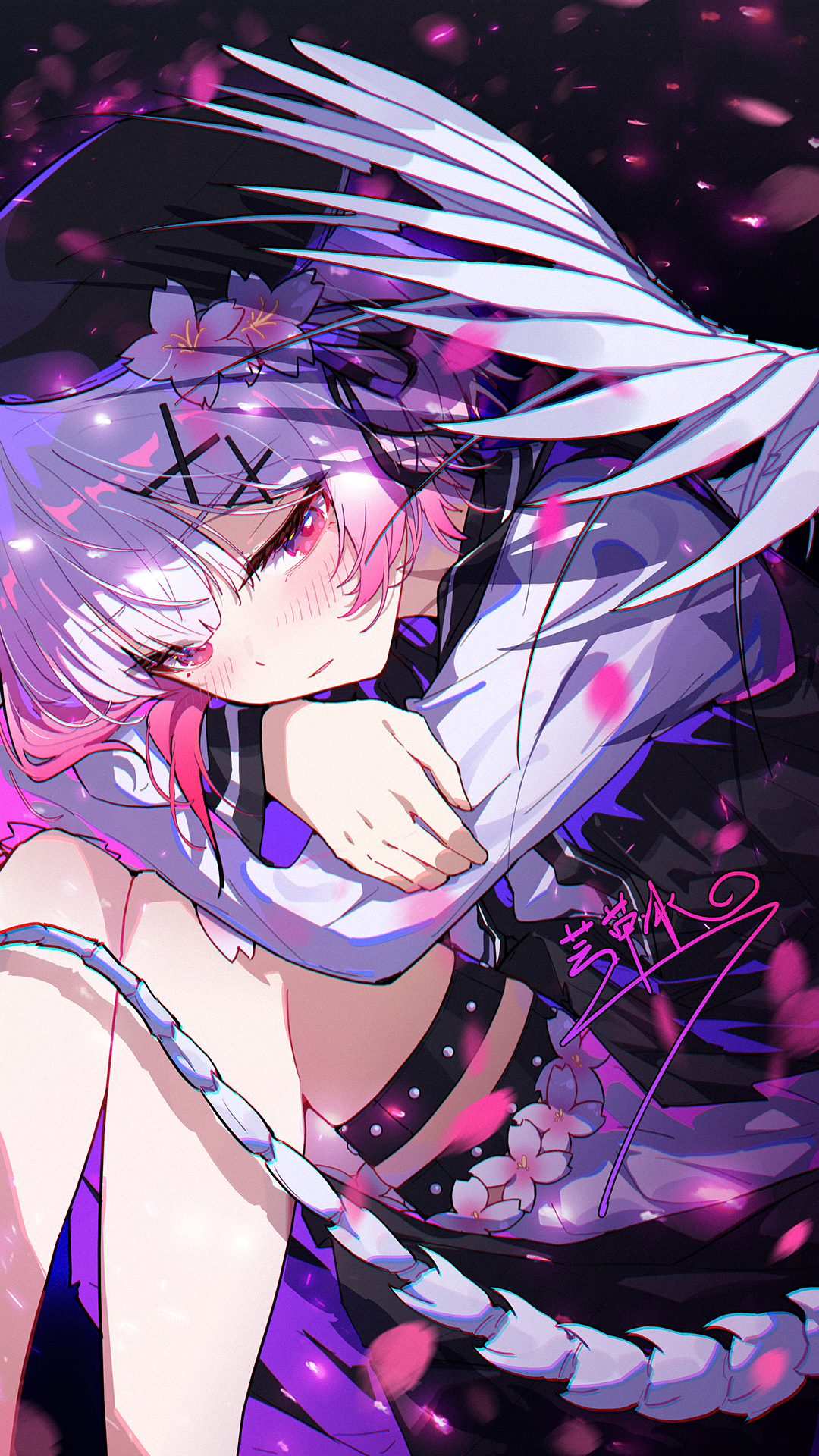whitehair｜mahoushoujonomajosaiban｜sakurabaemamahoushoujonomajosaiban