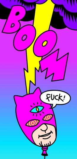 [2436x1125]Blissman插画 YandB作品 色彩 苹果手机动漫壁纸图片