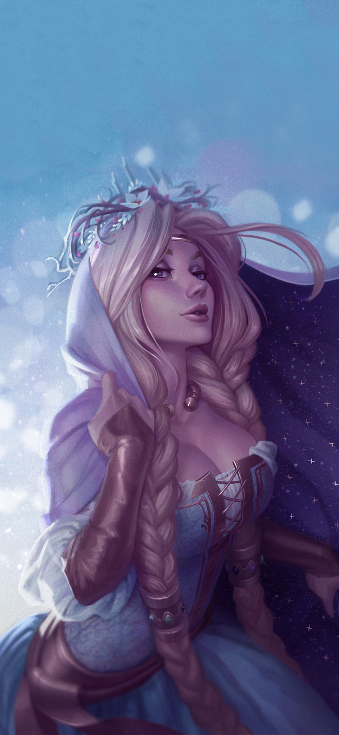 [2436×1125]CG原画 公主 欧美 性感 苹果手机动漫壁纸图片