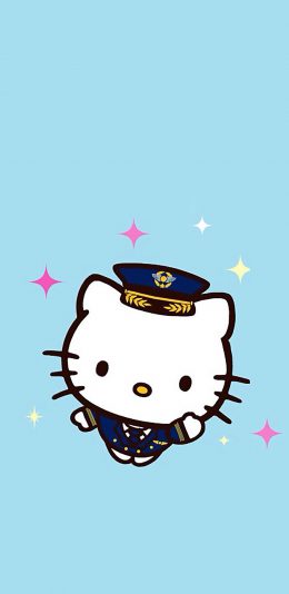 [2436x1125]HelloKitty 动漫 大头 苹果手机动漫壁纸图片