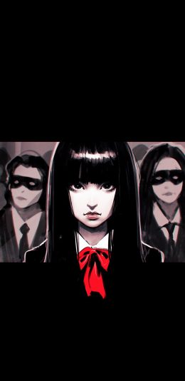 [2436x1125]IIya Kuvshinov插画 日系 动漫少女 暗黑 苹果手机动漫壁纸图片