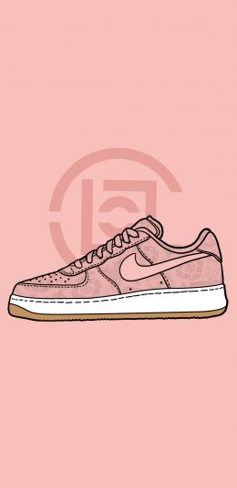 [2436x1125]Nike 品牌 鞋子 红丝绸 苹果手机动漫壁纸图片