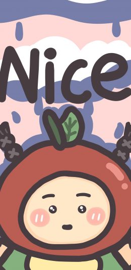 [2436x1125]nice 好 可爱 漫画 苹果手机动漫壁纸图片