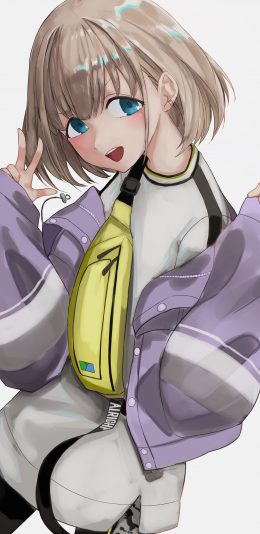 [2436x1125]二次元 动漫 少女 日系 苹果手机动漫壁纸图片