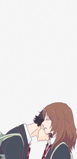 [2436x1125]二次元 动漫 情侣 爱情 苹果手机动漫壁纸图片