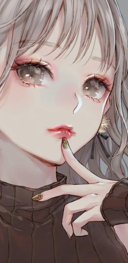 [2436x1125]二次元 动漫 萝莉 甜美 苹果手机动漫壁纸图片