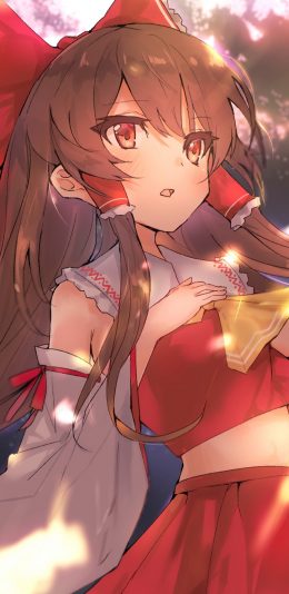 [2436x1125]二次元 少女 动漫 红妆 苹果手机动漫壁纸图片