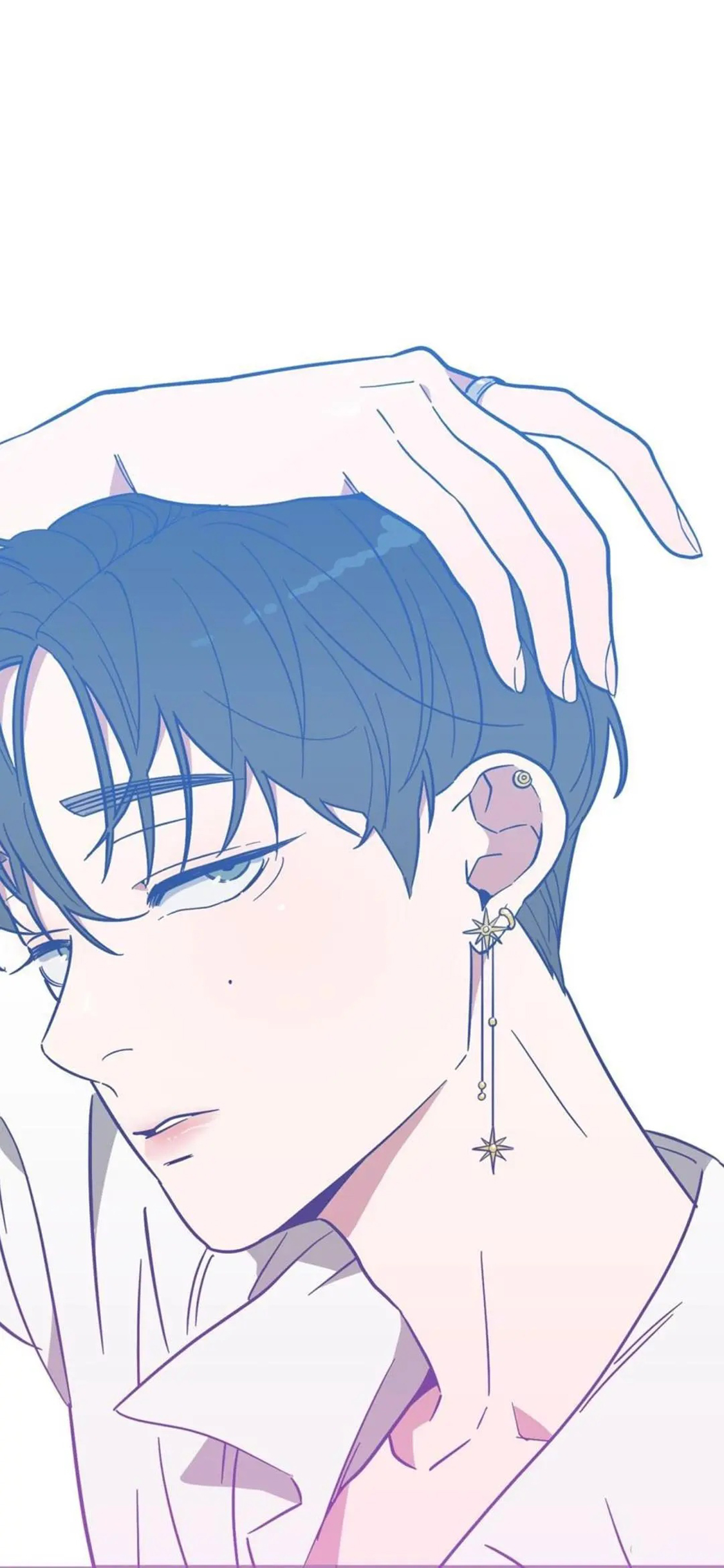 [2436×1125]二次元 少男 侧颜 帅气 苹果手机动漫壁纸图片