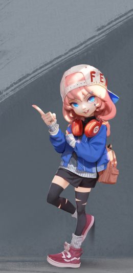 [2436x1125]人物 插图 同人 二次元 苹果手机动漫壁纸图片