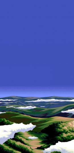 [2436x1125]像素 插图 风景 色彩（取自微博：Wallpaper收藏家） 苹果手机动漫壁纸图片