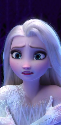 [2436x1125]冰雪奇缘 艾莎 公主 Elsa 苹果手机动漫壁纸图片