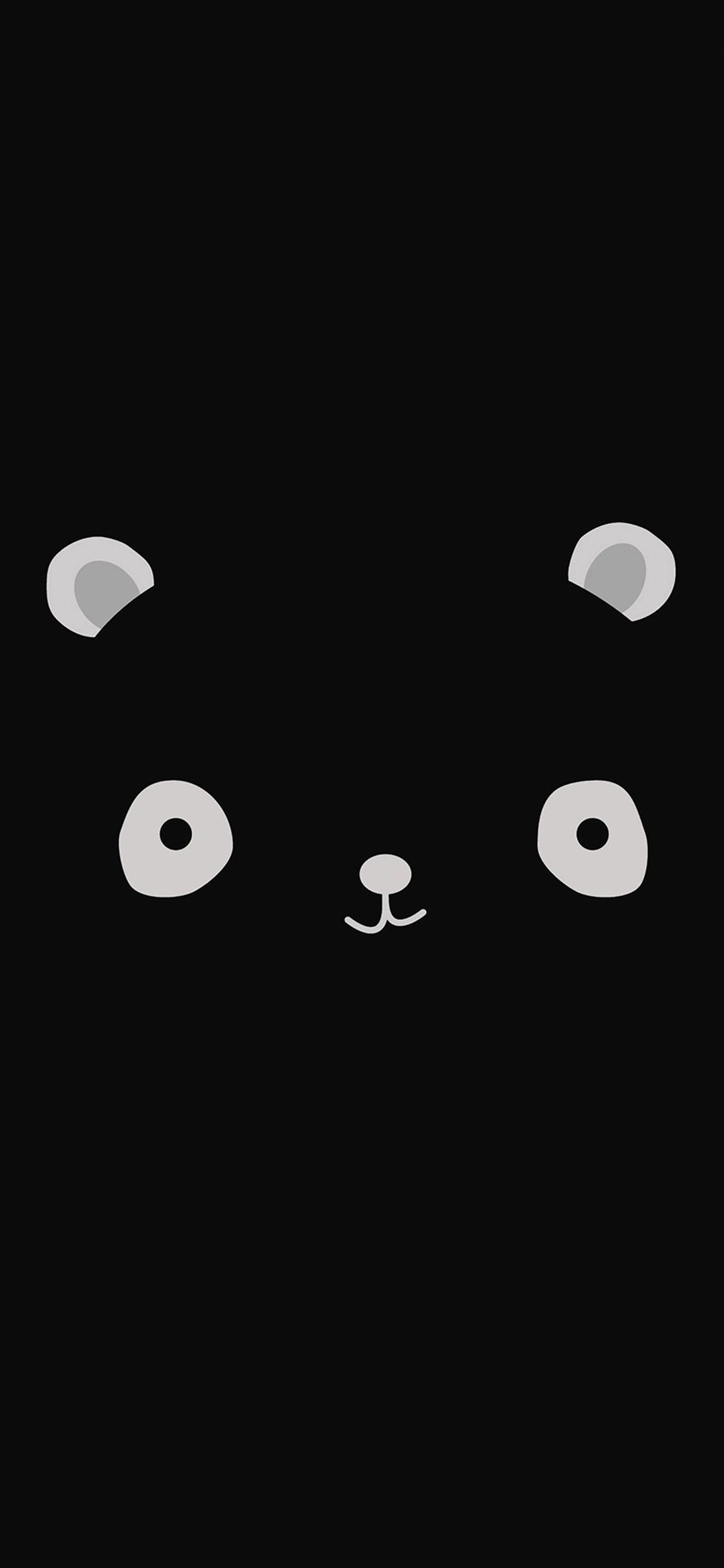 [2436×1125]创意 其它 黑白 简约 苹果手机动漫壁纸图片