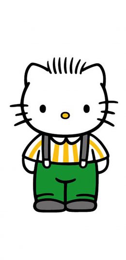 [2436x1125]创意 卡通 HelloKitty 苹果手机动漫壁纸图片