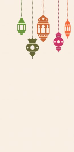 [2436x1125]创意 色彩 卡通 灯饰 简约 苹果手机动漫壁纸图片