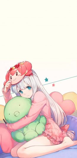 [2436x1125]动漫 少女 家居 埃罗芒阿老师 苹果手机动漫壁纸图片