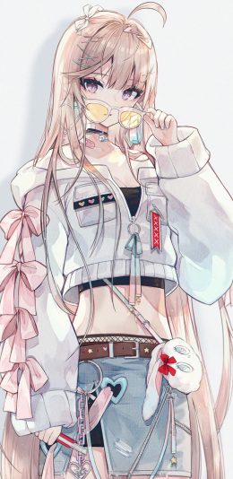 [2436x1125]动漫 少女 日系 二次元 苹果手机动漫壁纸图片
