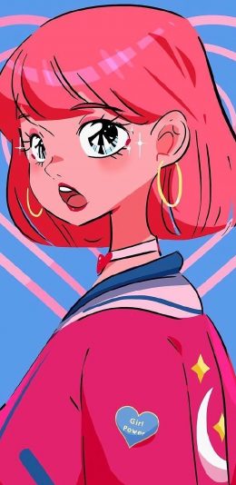 [2436x1125]动漫 少女 日系 色彩 苹果手机动漫壁纸图片