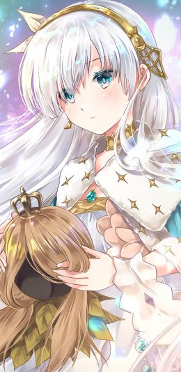 [2436x1125]动漫 少女 梦幻 二次元 苹果手机动漫壁纸图片