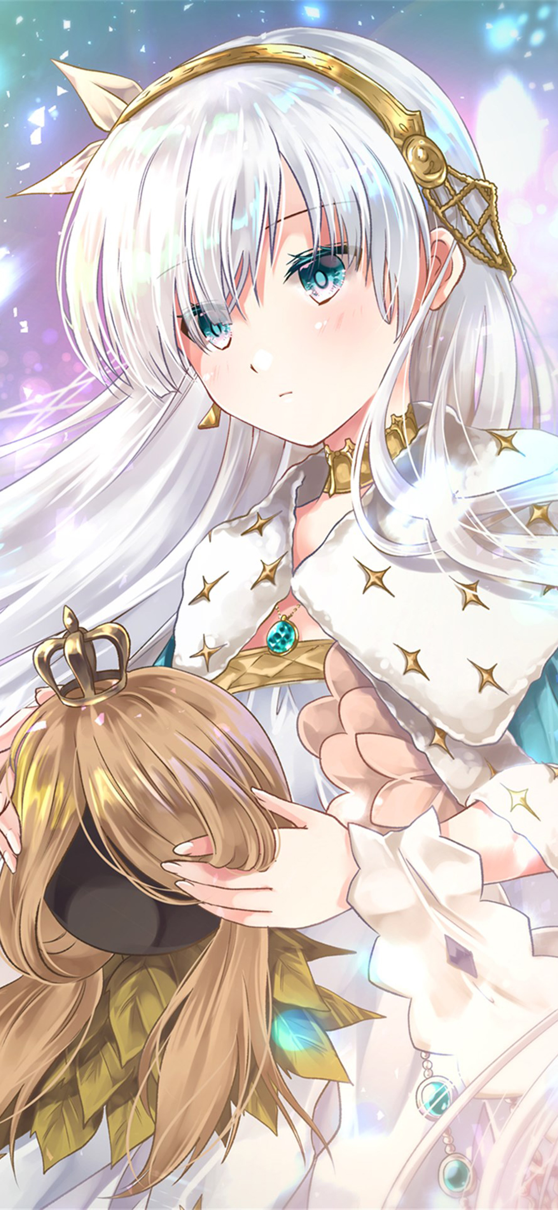 [2436×1125]动漫 少女 梦幻 二次元 苹果手机动漫壁纸图片