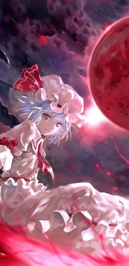 [2436x1125]动漫 少女 甜美 二次元 苹果手机动漫壁纸图片