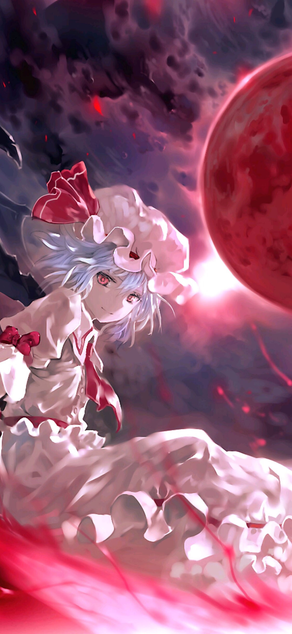 [2436×1125]动漫 少女 甜美 二次元 苹果手机动漫壁纸图片