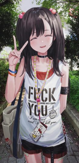 [2436x1125]动漫 少女 萝莉 二次元 苹果手机动漫壁纸图片