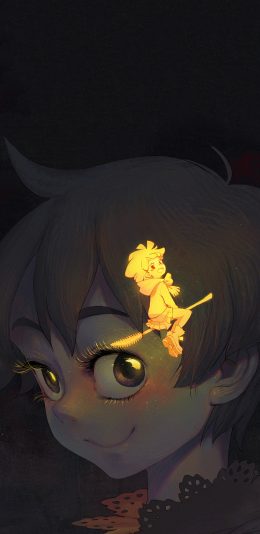 [2436x1125]动漫 插图 二次元 萝莉 苹果手机动漫壁纸图片