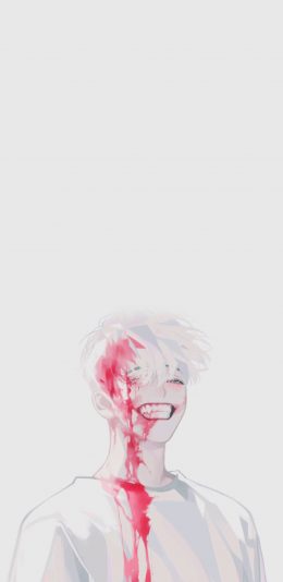 [2436x1125]动漫 插画 少年 韩国画师인플릭 苹果手机动漫壁纸图片