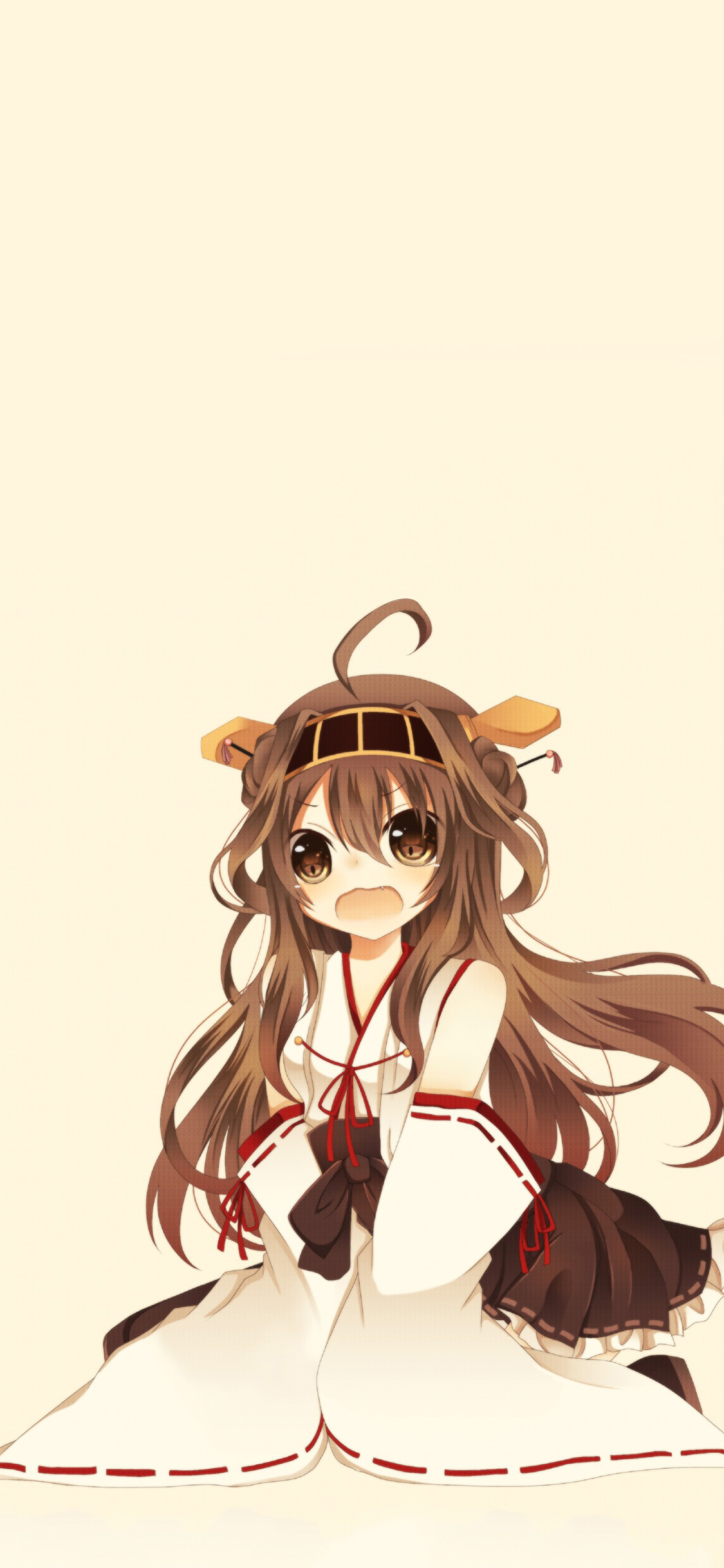 [2436×1125]动漫少女 创意 可爱  手绘 苹果手机动漫壁纸图片