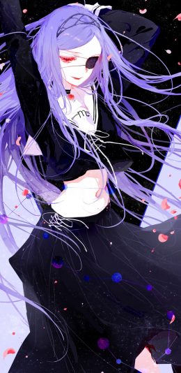 [2436x1125]动漫少女 星座 同人 天蝎座 苹果手机动漫壁纸图片
