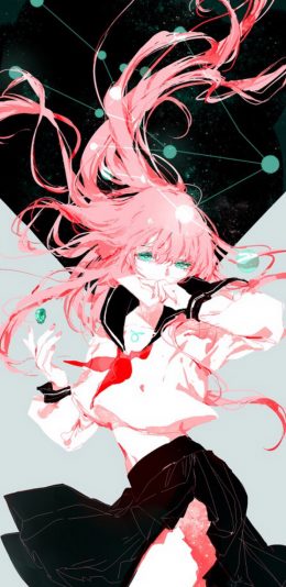 [2436x1125]动漫少女 星座 同人 金牛座 苹果手机动漫壁纸图片