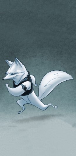 [2436x1125]动画 penguins Madagascar 马达加斯加的企鹅 狐狸 苹果手机动漫壁纸图片