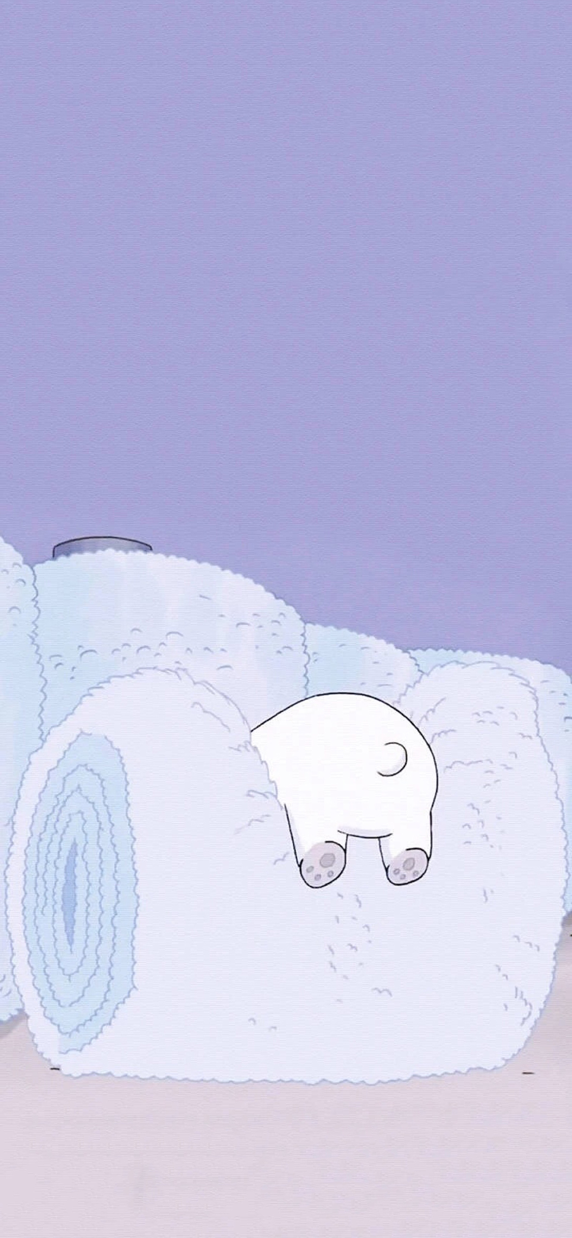 [2436×1125]动画 咱们裸熊 大白熊 苹果手机动漫壁纸图片