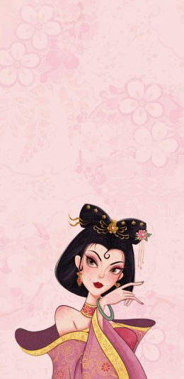 [2436x1125]动画 妲己 狐狸精 古风 苹果手机动漫壁纸图片