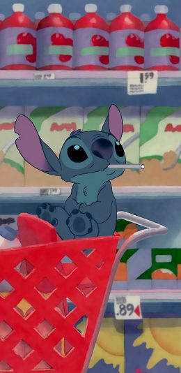 [2436x1125]动画 星际宝贝 史迪仔 可爱 苹果手机动漫壁纸图片