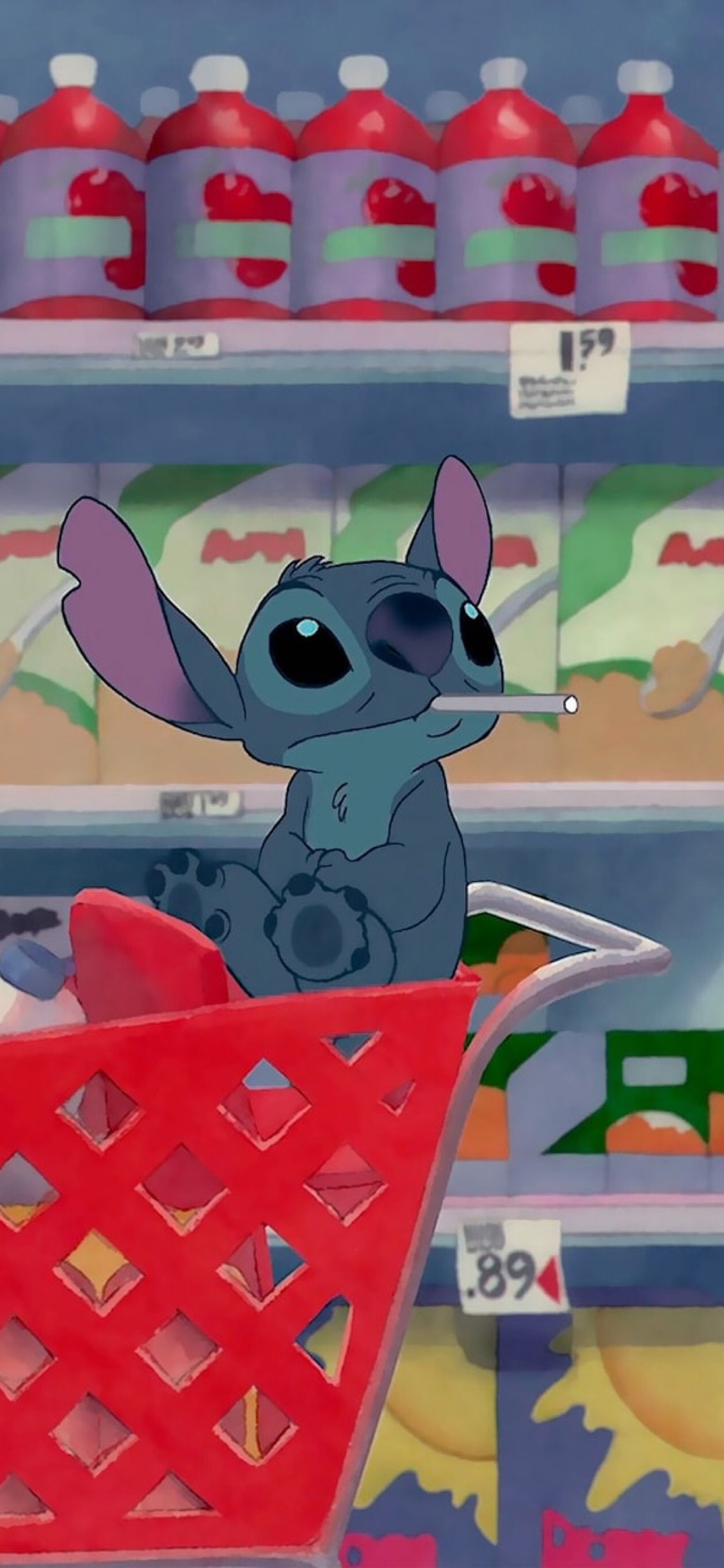 [2436×1125]动画 星际宝贝 史迪仔 可爱 苹果手机动漫壁纸图片