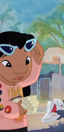 [2436x1125]动画 星际宝贝 史迪仔 莉萝 苹果手机动漫壁纸图片